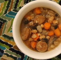 white bean and sausage soup